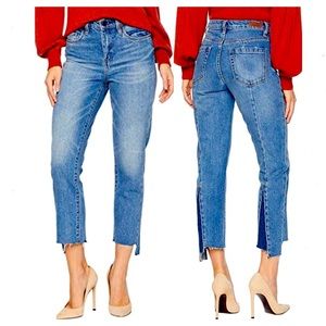 BLANK NYC NWT Stagger Hem Straight
Leg Jeans 27